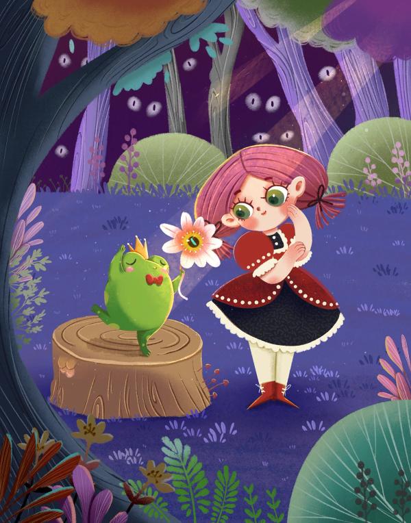 Princess and The Frog — Lên màu