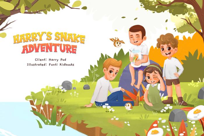 Harry's Snake Adventure