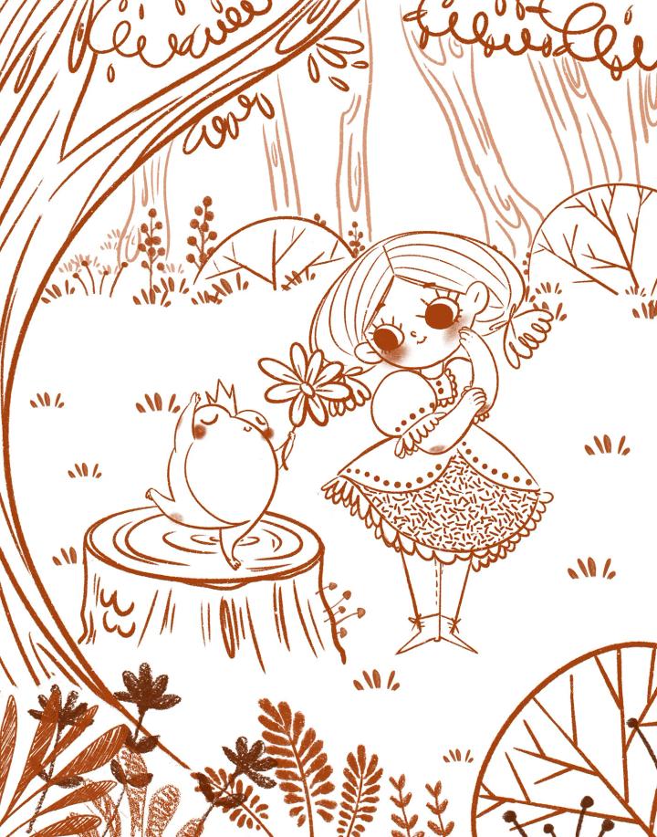 Princess and The Frog — Phác thảo